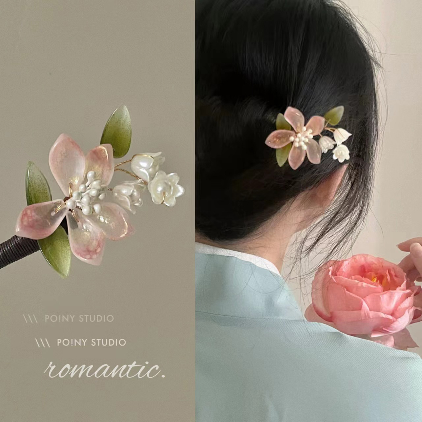 Заколка для волос в китайском  – обзор и цена Supply Florist