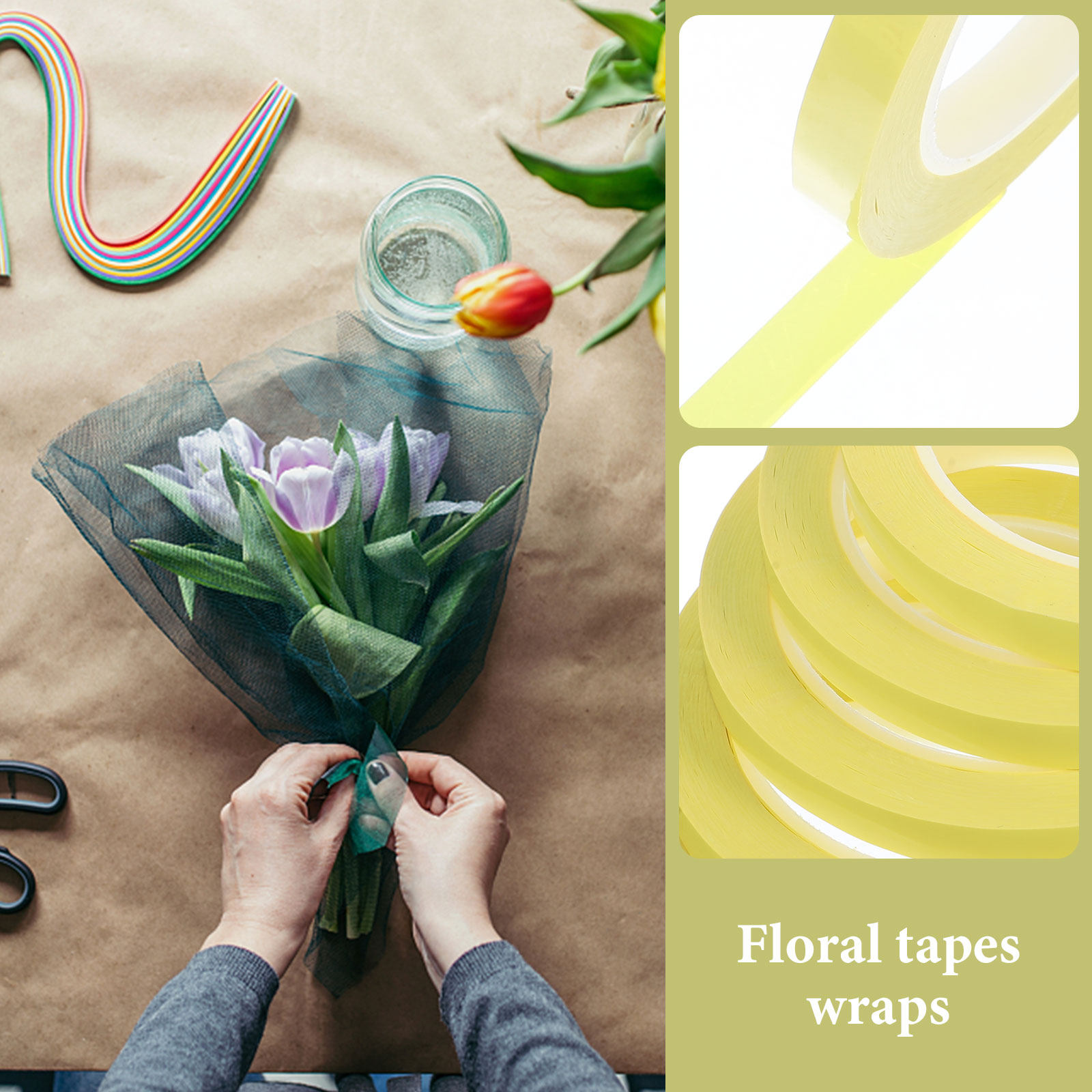 6 рулонов декоративной ленты д – обзор и цена The Florist Supply
